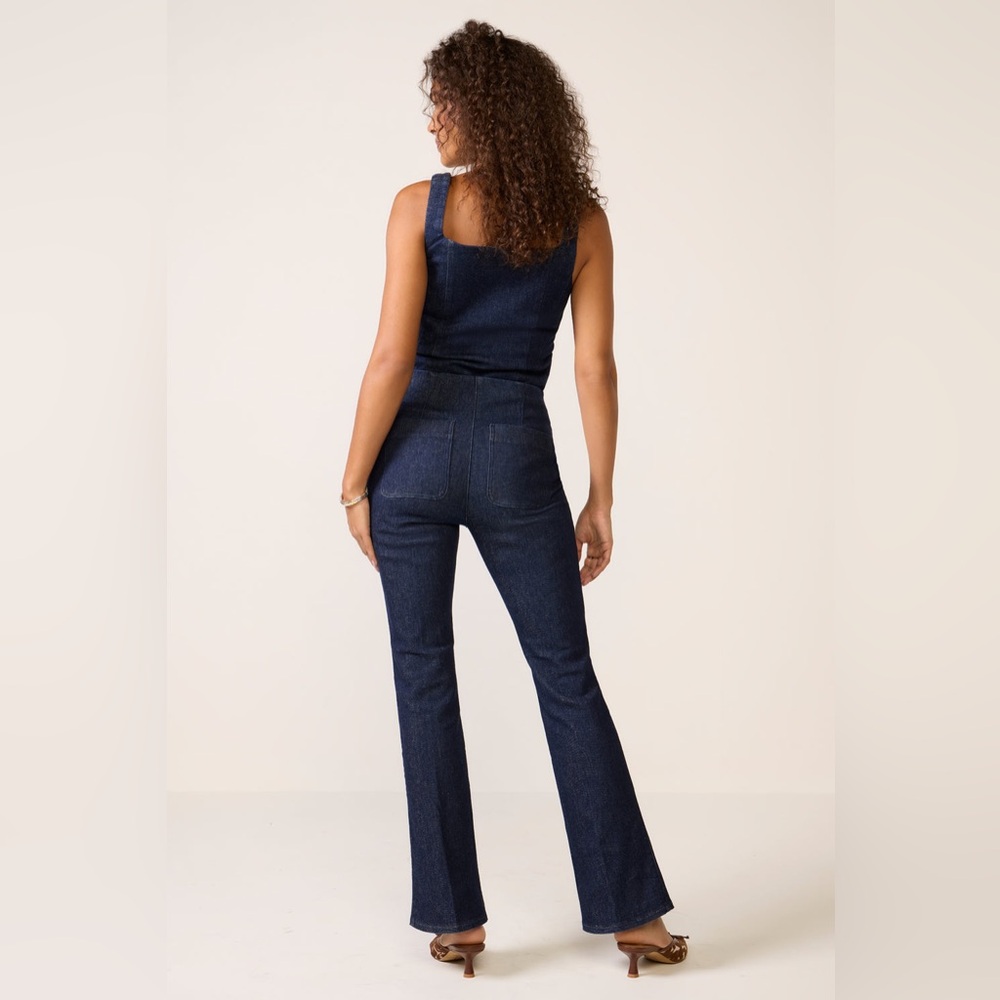 Spanx Zero Waistband Micro Flare Jeans Medium - Picture 1 of 8